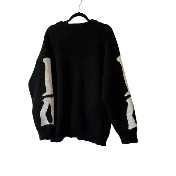 Aelfric Eden Black and white Skeleton Crew neck Sweater - Picture 5 of 5